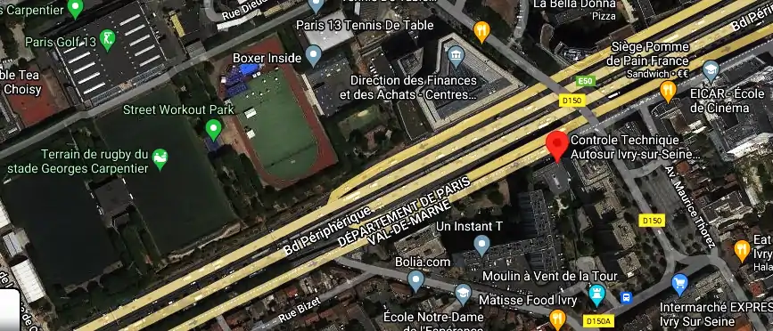 Prix contrôle technique à Ivry-sur-Seine