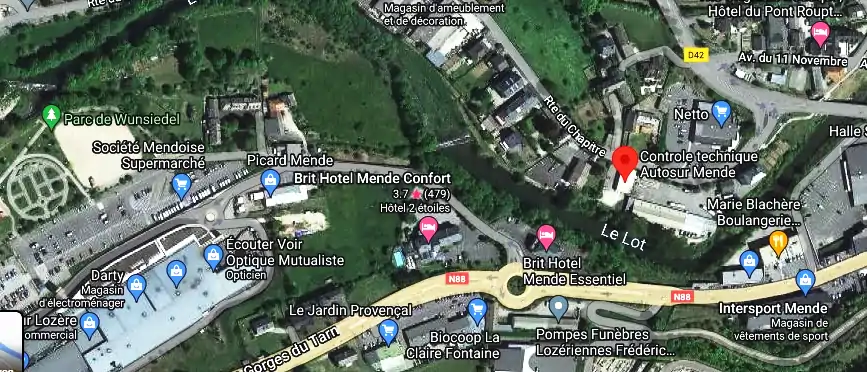 Prix contrôle technique à Mende