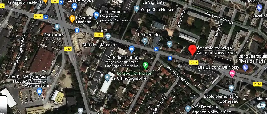 Prix contrôle technique à Noisy-le-Sec