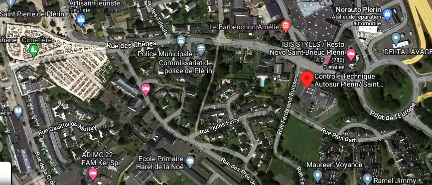 Prix contrôle technique à Plérin