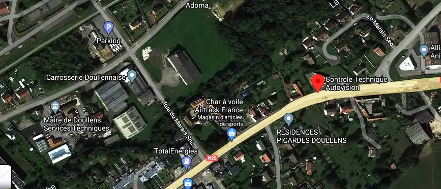 Prix contrôle technique à Doullens