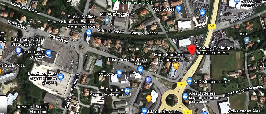 Prix contrôle technique à Alès