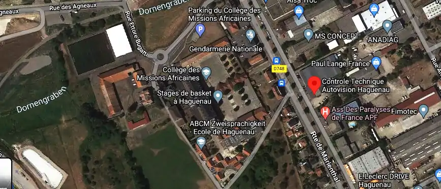 Prix contrôle technique à Haguenau