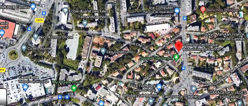 Prix contrôle technique à Le Cannet