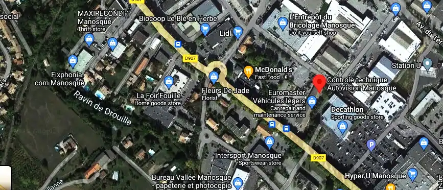 Prix contrôle technique à Manosque