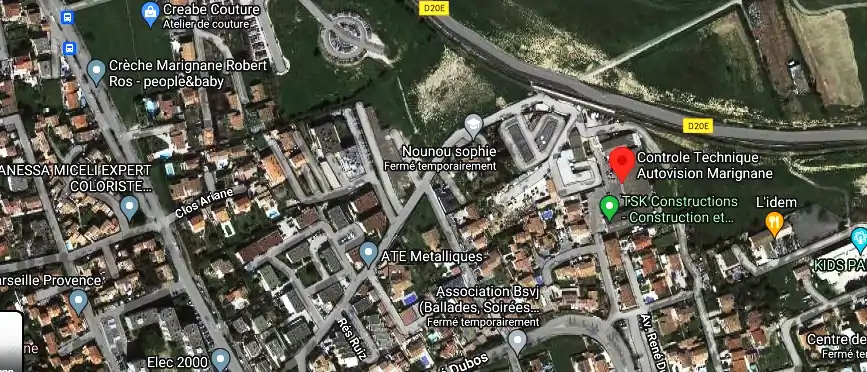 Prix contrôle technique à Marignane