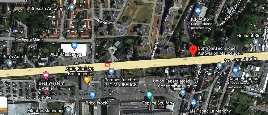 Prix contrôle technique à Maubeuge