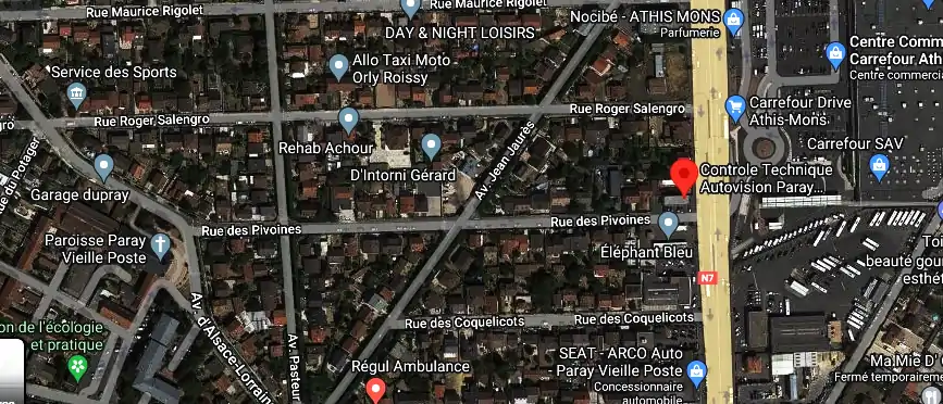 Prix contrôle technique à Paray-Vieille-Poste