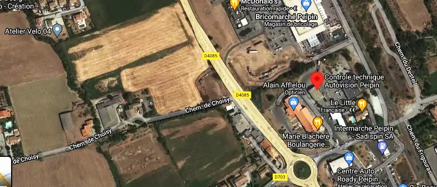 Prix contrôle technique à Peipin