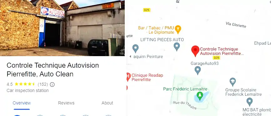 Prix contrôle technique à Pierrefitte-sur-Seine