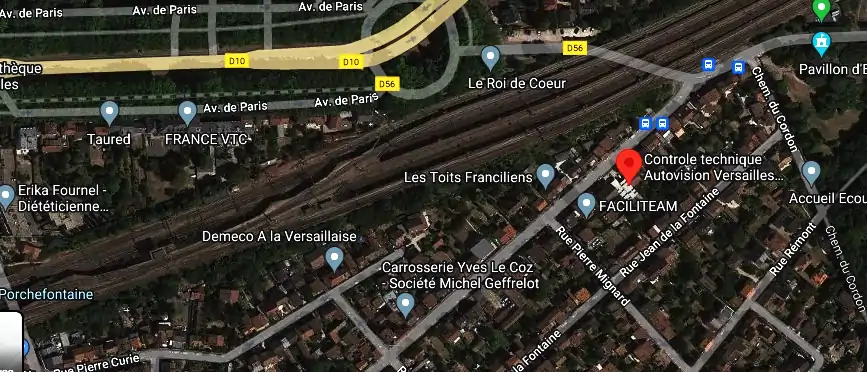 Prix contrôle technique à Versailles