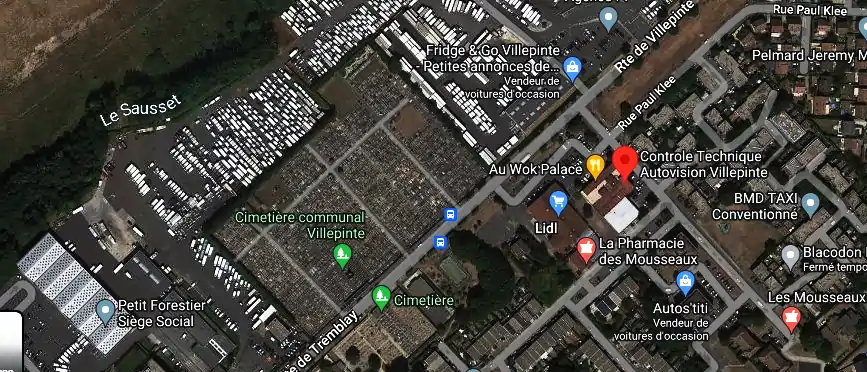 Prix contrôle technique à Villepinte