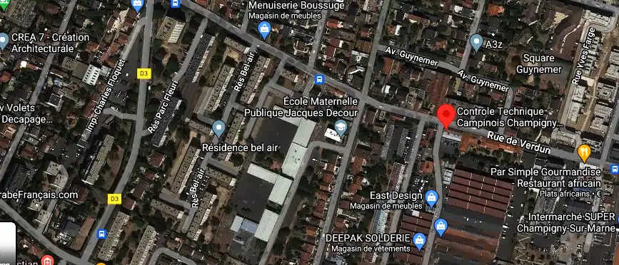 Prix contrôle technique à Champigny-sur-Marne