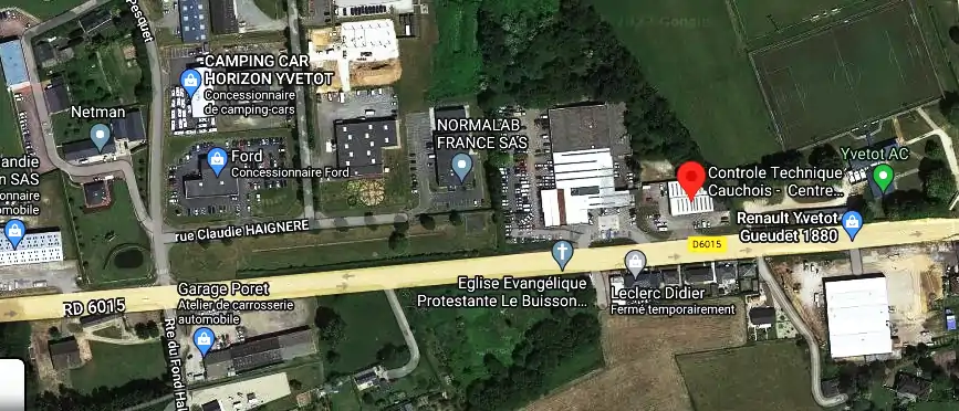 Prix contrôle technique à Valliquerville