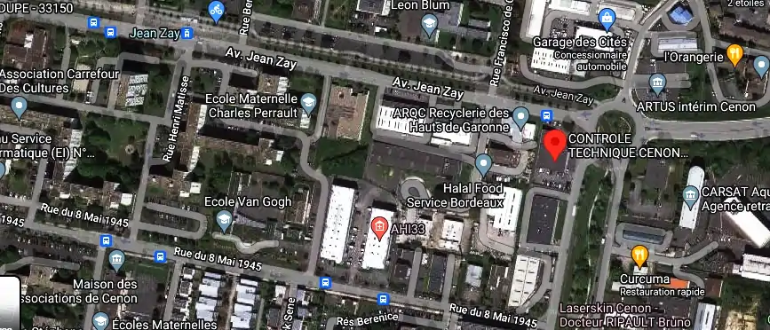 Prix contrôle technique à Cenon