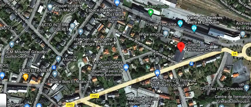 Prix contrôle technique à Guéret