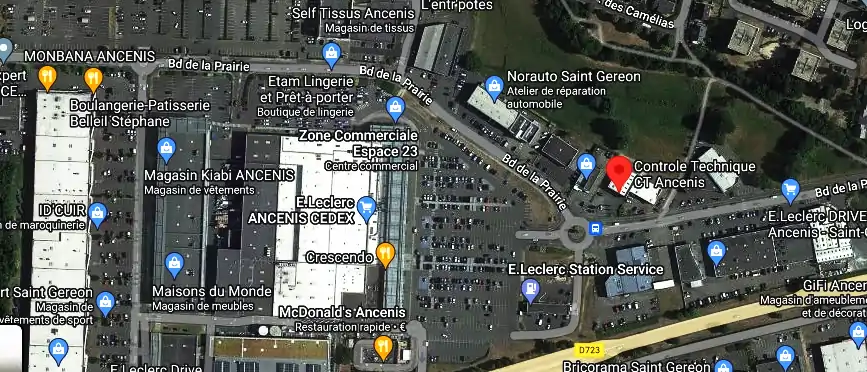 Prix contrôle technique à Ancenis-Saint-Géréon