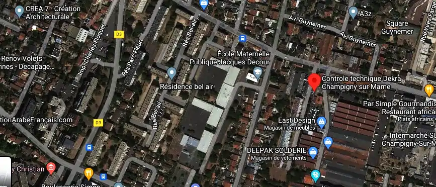 Prix contrôle technique à Champigny-sur-Marne