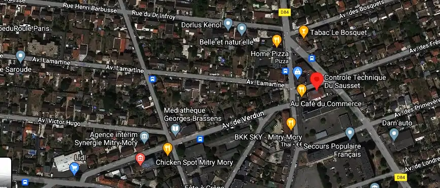 Prix contrôle technique à Mitry-Mory