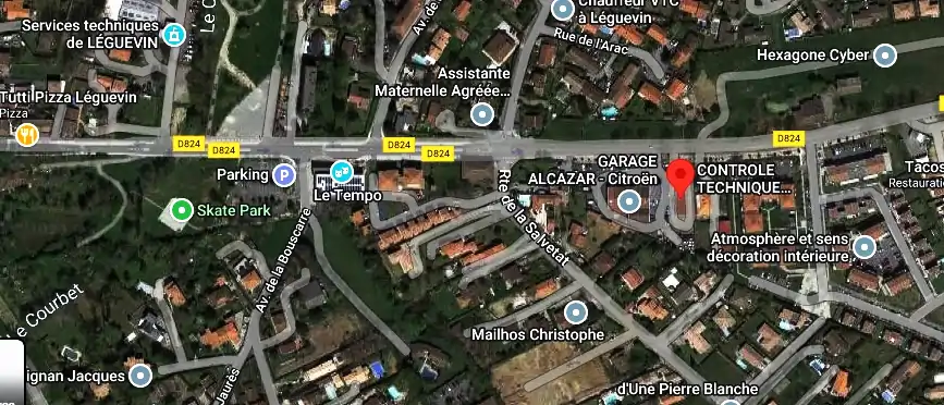 Prix contrôle technique à Léguevin