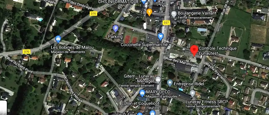 Prix contrôle technique à Luneray