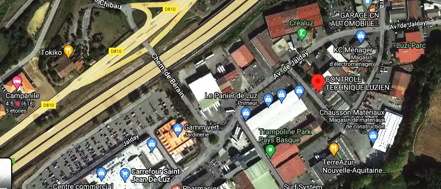 Prix contrôle technique à Saint-Jean-de-Luz