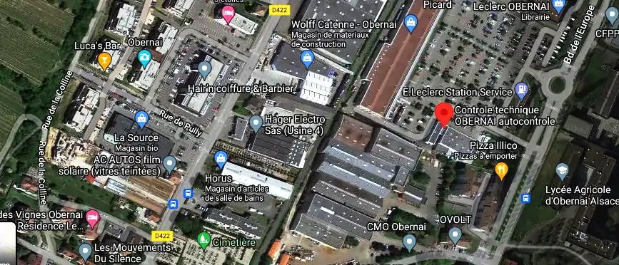 Prix contrôle technique à Obernai