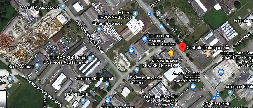 Prix contrôle technique à Lons