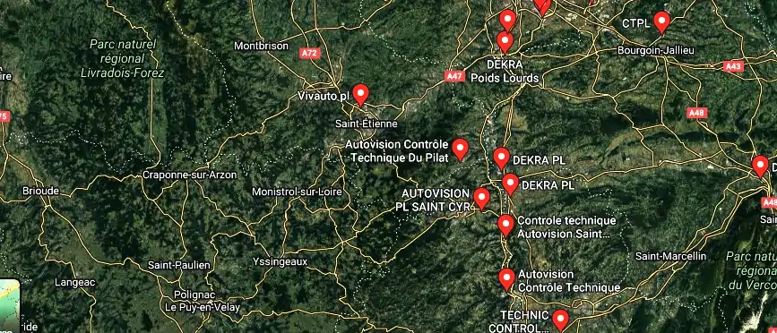 CONTROLE TECHNIQUE PL/VL CATRUCKS à Cébazat