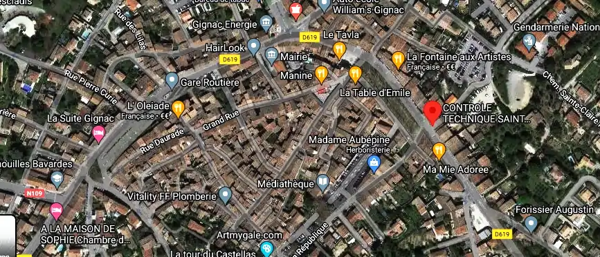 Prix contrôle technique à Gignac