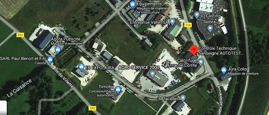 Prix contrôle technique à Arbois