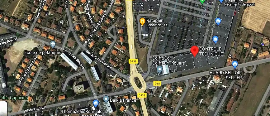 Prix contrôle technique à Thouars