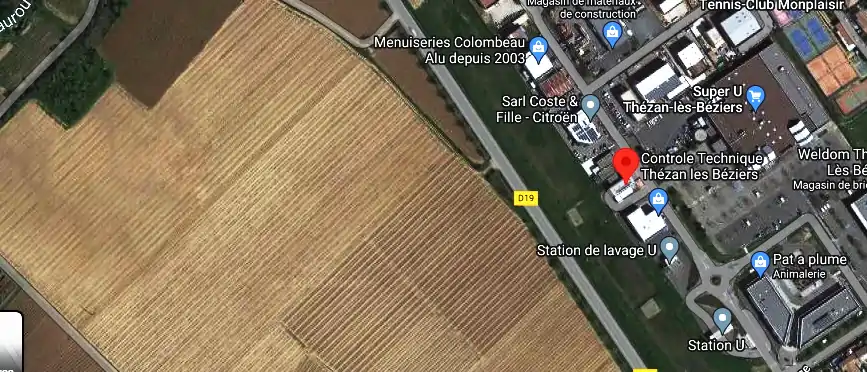 Prix contrôle technique à Thézan-lès-Béziers