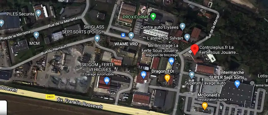 Prix contrôle technique à Sept-Sorts