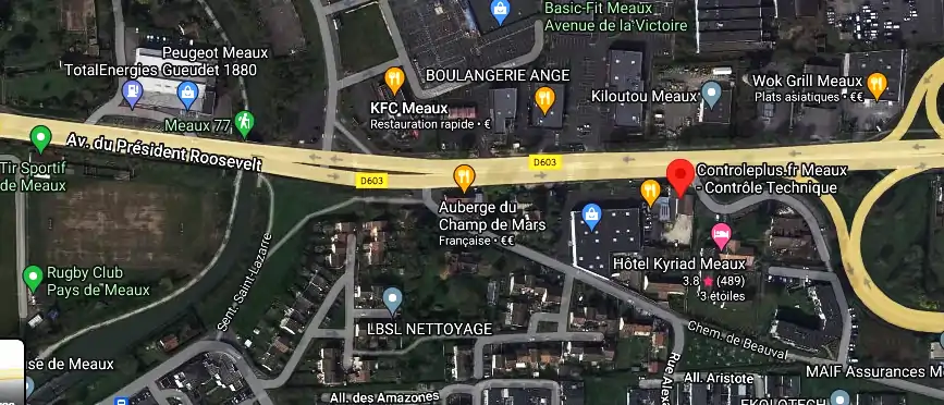 Prix contrôle technique à Meaux