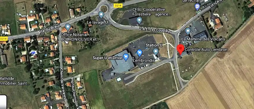 Prix contrôle technique à Saint-Germain-Lembron