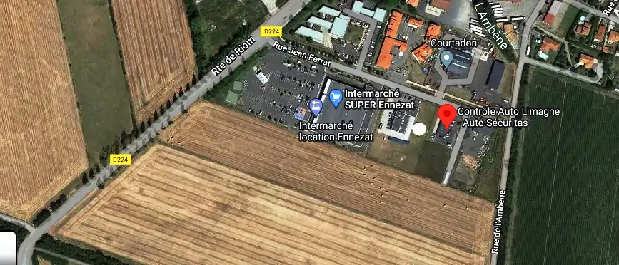 Prix contrôle technique à Ennezat