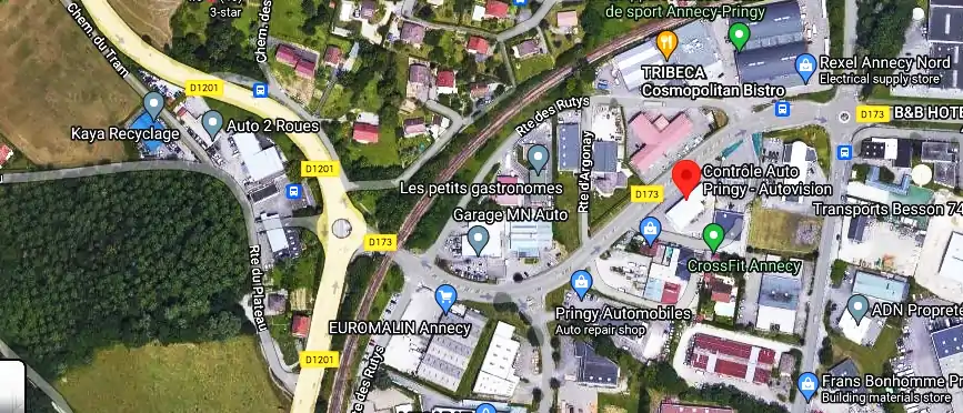 Prix contrôle technique à Pringy