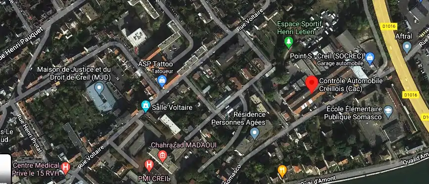 Prix contrôle technique à Creil