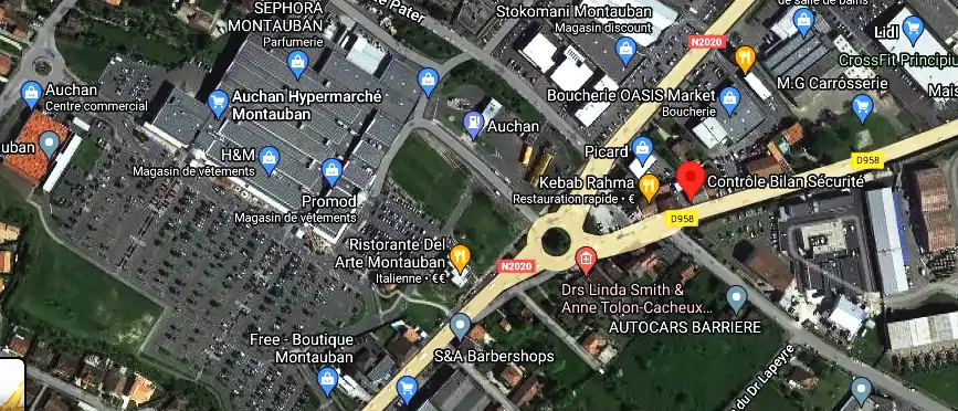 Prix contrôle technique à Montauban