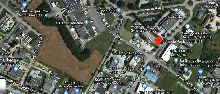 Prix contrôle technique à Alençon