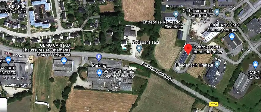 Contrôle Poids lourds du Poher à Carhaix-Plouguer