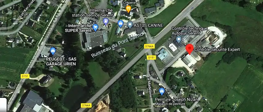 Prix contrôle technique à Sérent