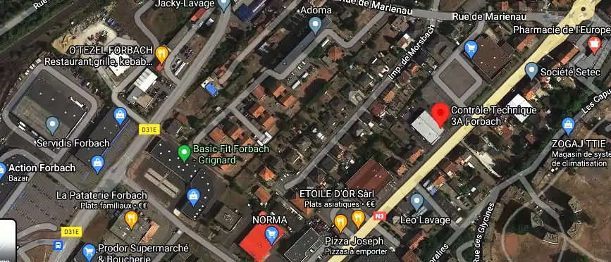 Prix contrôle technique à Forbach