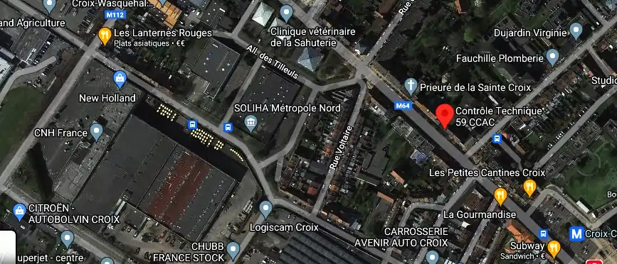 Prix contrôle technique à Croix