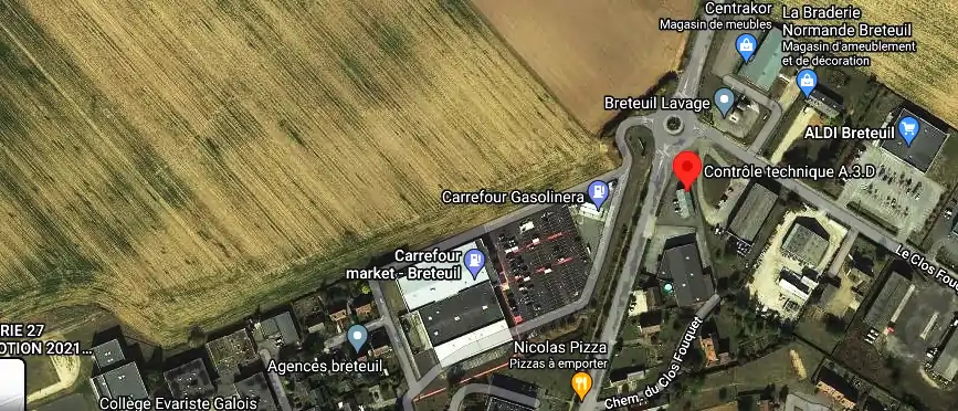 Prix contrôle technique à Breteuil