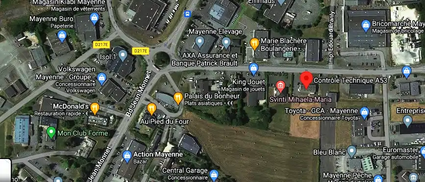 Prix contrôle technique à Mayenne