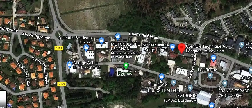 Prix contrôle technique à Léognan