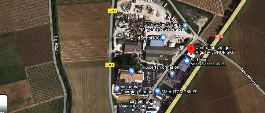 Prix contrôle technique à Aigues-Vives