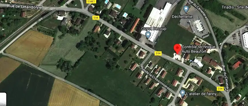 Prix contrôle technique à Beaufort-Orbagna